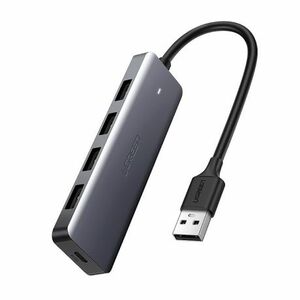 Ugreen CM219 USB HUB adapter 4x USB 3.2 / Micro USB, szürke (CM219 50985) kép
