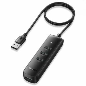 Ugreen CM416 HUB adapter USB / 4x USB 3.2 1m, fekete (CM416 8065) kép