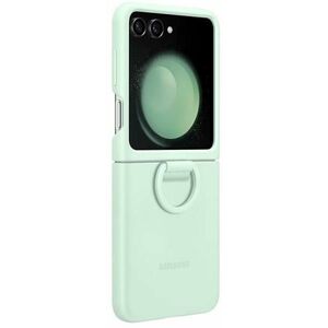 Galaxy Z Flip 5 Silicone case with ring ocean green (EF-PF731TMEGWW) kép