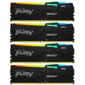 FURY Beast RGB 64GB (4x16GB) DDR5 5200MHz KF552C40BBAK4-64 kép