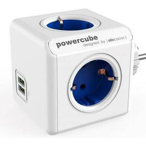 PowerCube Original 4 Plug + 2 USB (1202BL) kép