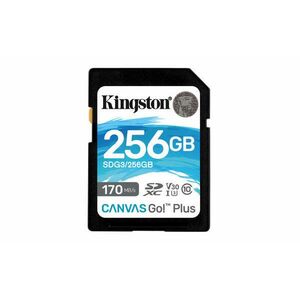 Kingston SDG3/256GB memóriakártya SDXC 256GB Canvas Go Plus 170R... kép