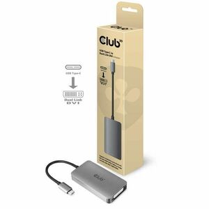 CLUB3D cac-1510 USB C DVI-D Dual link Szürke kép