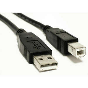 Akyga AK-USB-04 USB kábel 1, 8 M USB 2.0 USB A USB B Fekete kép