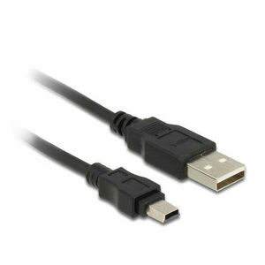 DeLOCK 82311 USB kábel 3 M USB 2.0 USB A Mini-USB B Fekete kép
