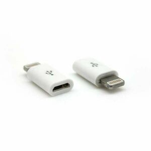 SBOX AD.MUSB-IPH5 csatlakozó átlakító Lighting 8 pin Micro USB Fehér kép