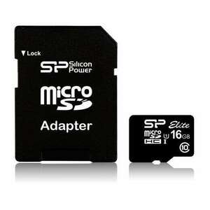 Silicon Power - 16GB MicroSDHC - SP016GBSTHBU1V10SP kép