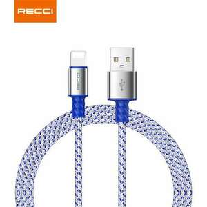 RECCI RTC-N33L Lightning-USB szövet kábel - 2m kép