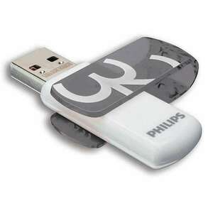 Pen Drive 32GB Philips Vivid USB 2.0 fehér-szürke (FM32FD05B/10)... kép