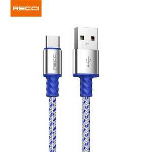 RECCI RTC-N33C TypeC-USB szövet kábel - 2m kép
