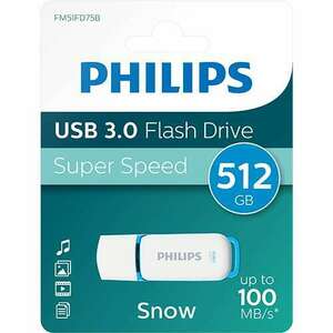 Philips Pendrive USB 3.0 512GB Snow Edition kép