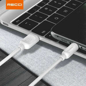 Recci RCL-P100W 1m Lightning - USB fehér adat- és töltőkábel kép