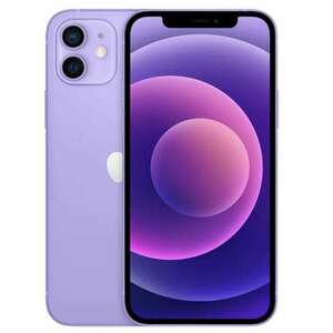Apple iPhone 12 64GB 4GB RAM Mobiltelefon, Purple kép
