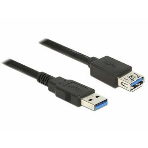 DeLock USB 3.0 Type-A male > USB 3.0 Type-A female 1m Extension c... kép