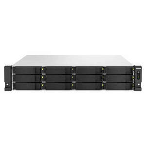 QNAP TS-H1887XU-RP NAS Rack (2U) Ethernet/LAN csatlakozás Fekete, ... kép