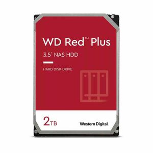 Western Digital Red Plus WD20EFPX merevlemez-meghajtó 3.5" 2 TB SATA kép