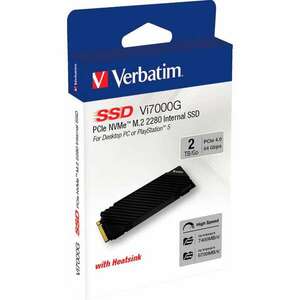 Verbatim Vi7000 PCIe NVMe M.2 SSD 2TB PCI Express 4.0 Belső SSD kép