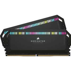 Corsair 32GB / 5600 Dominator Platinum RGB Black DDR5 RAM KIT (2x16GB) kép