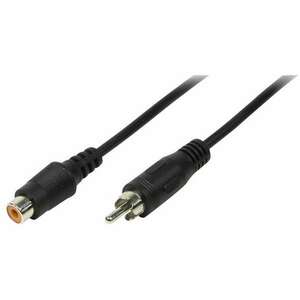 Logilink Audio cable, 1x Cinch male to 1x Cinch female, 5, 0m (CA1032) kép