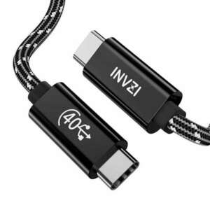 USB-C / USB4.0 Gen3 Cable 240W 40Gbps, 1m (Black) kép