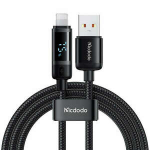 Kábel USB-A Lightning Mcdodo CA-5000, 1, 2m (fekete) kép