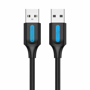 USB 2.0 kábel Vention COJBC 0.25m Fekete PVC kép