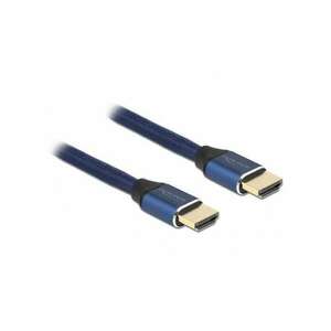 DELOCK Ultra High Speed HDMI Kabel 48Gbps 8K 60Hz blau 2m (85447) kép