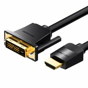 HDMI-DVI kábel 1m Vention ABFBF (fekete) kép
