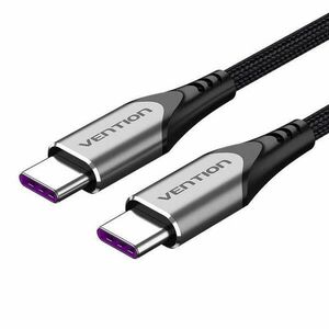 USB-C 2.0 USB-C 5A kábel Vention TAEHD 0.5m szürke kép