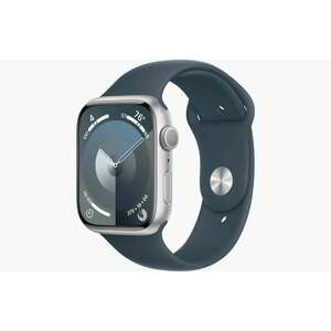 Apple Watch Series 9 LTE (45mm) Okosóra - Ezüst Aluminium tok Vih... kép