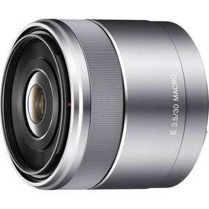 Sony E 30mm f/3.5 Macro objektív - Ezüst kép