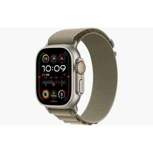 Apple Watch Ultra 2 LTE (49mm) Okosóra - Titántok Oliva Zöld Alpe... kép