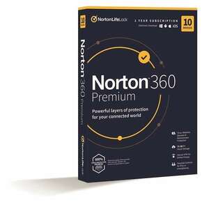 Norton 360 Premium 75GB HUN 1 Felhasználó 10 gép 1 éves dobozos v... kép