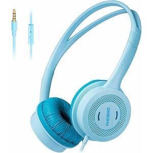 Onikuma M100, Gyerek fejhallgató - Kék kép