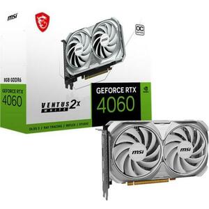 GeForce RTX 4060 VENTUS 2X WHITE 8G OC kép