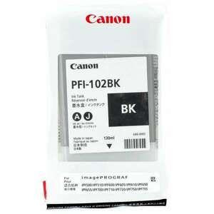 Canon PFI-102BK tintapatron 1 db Eredeti Fekete kép