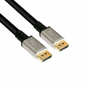 CLUB3D CAC-1069 DisplayPort kábel Fekete, Ezüst kép