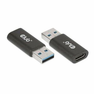 CLUB3D CAC-1525 csatlakozó átlakító USB A USB TYPE C Fekete kép