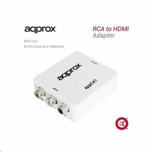 Approx RCA -> HDMI adapter (1080p / 60Hz, 720p / 60Hz) (APPC41) kép