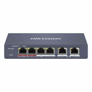 Hikvision DS-3E1106HP-EI hálózati kapcsoló Vezérelt Fast Ethernet... kép