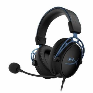 HyperX Cloud Alpha S 3, 5 Jack kék-fekete gamer headset kép