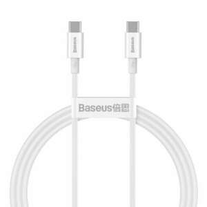 Baseus Superior sorozatú USB-C-USB-C kábel, 100 W, 1 m, fehér (CA... kép