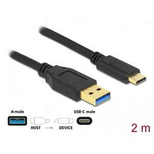 Delock SuperSpeed USB (USB 3.2 Gen 1) kábel A-típusú - USB Type-C... kép