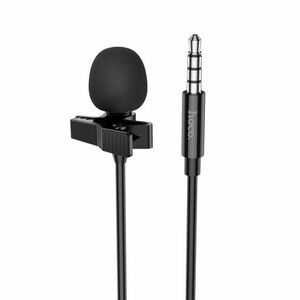 Hoco L14 Lavalier mikrofon 3.5mm mini jack, fekete kép