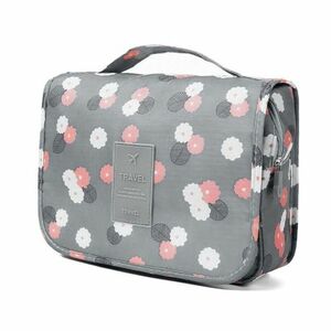 MG Flower Cosmetic Bag kozmetikai táska 4L, szürke kép