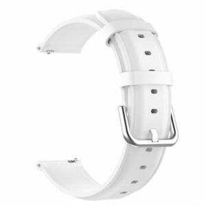 BStrap Leather Lux szíj Huawei Watch GT2 42mm, white (SSG015C0207) kép