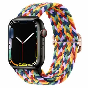 BStrap Elastic Nylon szíj Apple Watch 38/40/41mm, colorful (SAP013C08) kép