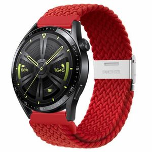 BStrap Elastic Nylon 2 szíj Huawei Watch GT2 42mm, red (SSG026C0607) kép