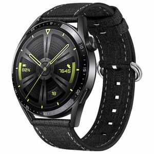 BStrap Denim szíj Huawei Watch GT/GT2 46mm, black (SSG031C0103) kép