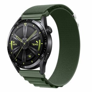 BStrap Nylon Loop szíj Huawei Watch GT/GT2 46mm, green (SSG037C0303) kép